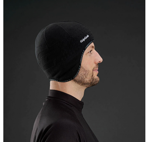 Aviator Windproof Thermal Skull Cap Black M  Gripgrab