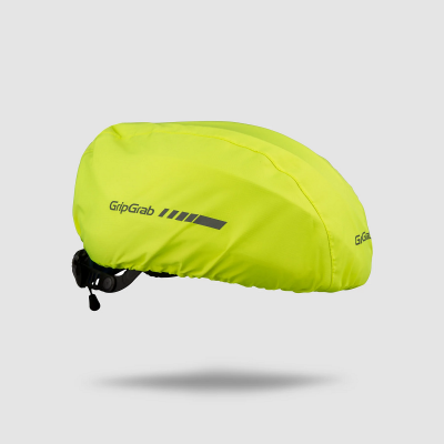 Waterproof Helmet Cover Yellow Hi-Vis One Size  Gripgrab