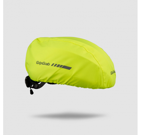 Waterproof Helmet Cover Yellow Hi-Vis One Size  Gripgrab