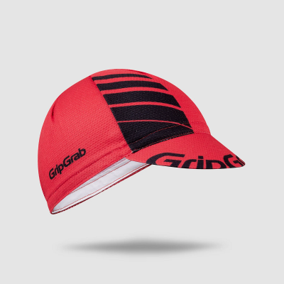 Lightweight Summer Cycling Cap Red/Black S/M  Gripgrab