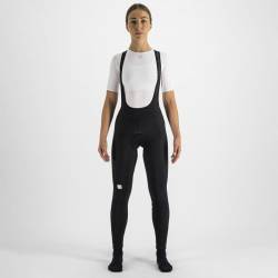 Sportful CLASSIC W BIBTIGHT BLACK POMPELMO   L 