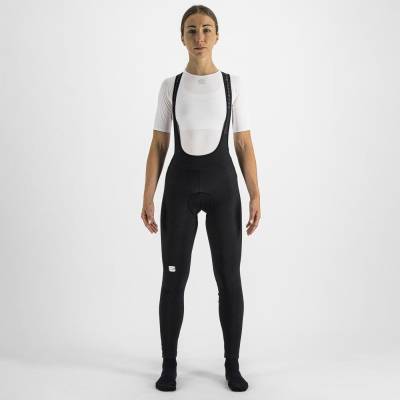 CLASSIC W BIBTIGHT BLACK POMPELMO   L  Sportful