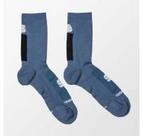 Merino Wool 18 Socks Blue Sea/Black XL 