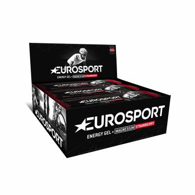 Eurosport Energy Gel aardbei  magnesium 40 gram (doos x 20)  Eurosport Nutrition