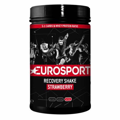 Eurosport Recovery shake  aardbei 600 gram  Eurosport Nutrition