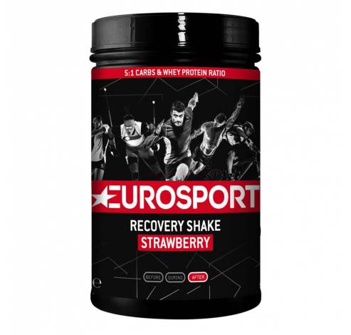 Eurosport Recovery shake  aardbei 600 gram  Eurosport Nutrition