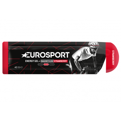 Energy Gel aardbei magnesium 40 gram  Eurosport Nutrition