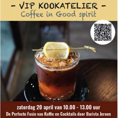 Workshop Koffie summer secrets (cocktails & mocktails)  Zaterdag 20/04 10.00 - 13.00 met Barista Jeroen  Vanhove  Workshops