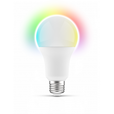 Ampoule LED intelligente Wi-Fi | E27 | 806 lumens | RVB-2700K | 9W = 60W  Qnect