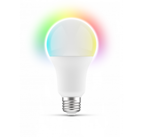 Wi-Fi slimme LED lamp | E27 | 806 lumen | RGB - 2700K | 9W = 60W  Qnect