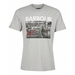 Barbour B.Intl Carter T-Shirt M Grey Marl 