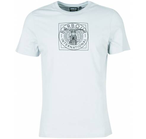 Miles T-shirt Heren BU13 City Haze XXL  Barbour