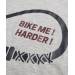 ANTWRP Bike me harder! organic t-shirt L Grey Chiné