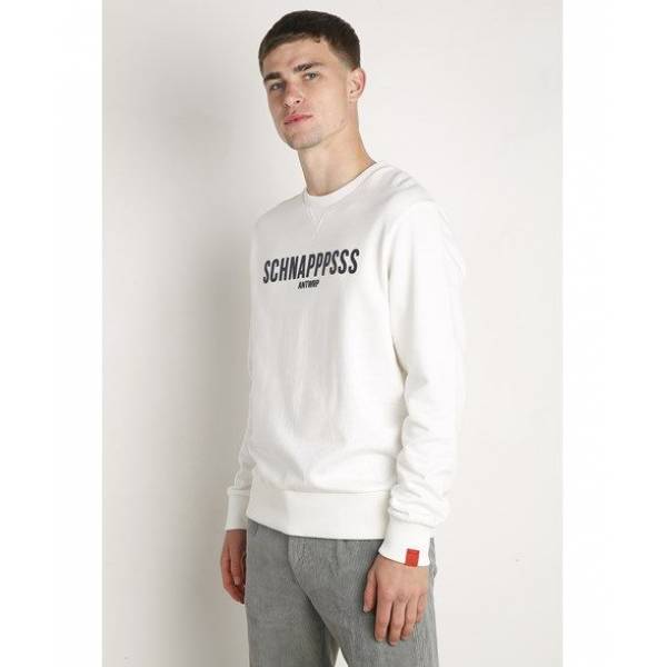 ANTWRP Snapppsss Sweatshirt OFF-WHITE L