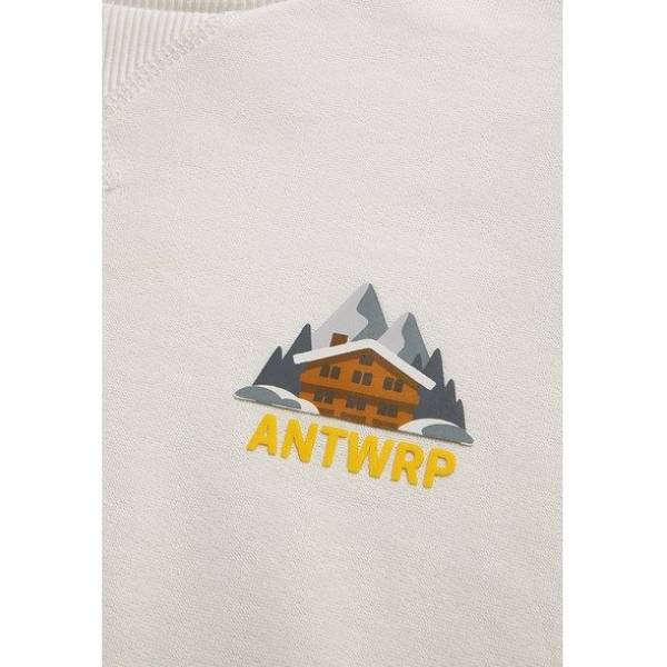 ANTWRP Ski Chalet Sweatshirt OFF-WHITE M