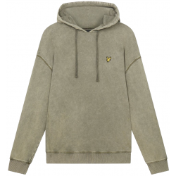 Lyle&Scott Washed Hoodie Olive S