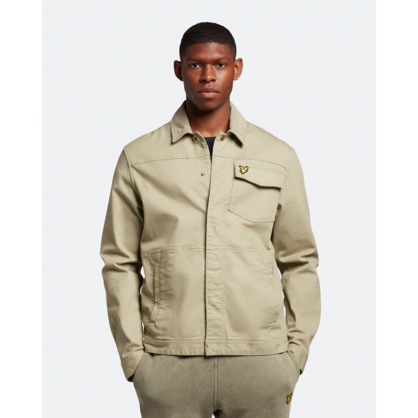 Lyle&Scott Cord Collar Trucker Khaki Smoke L