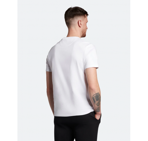 Contrast Pocket T-Shirt White/Jet Black XL  Lyle&Scott