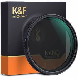 K&F Concept Variabel ND Filter ND8-128 Nano X 72mm 