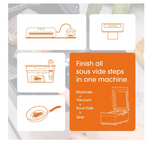 Neovide  all-in one vacumeer- en  bagless sousvide systeem 3L  The Space