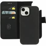 Leather 2 in1 Wallet Case iPhone 15 Black    