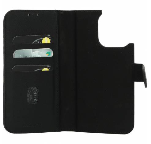 Leather 2 in1 Wallet Case iPhone 15 Pro Max Black     Mobiparts
