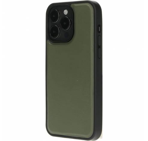 Leather 2 in1 Wallet Case iPhone 15 Pro Max Green     Mobiparts