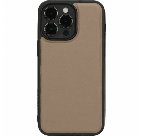 Leather 2 in1 Wallet Case iPhone 15 Pro Max Taupe     Mobiparts