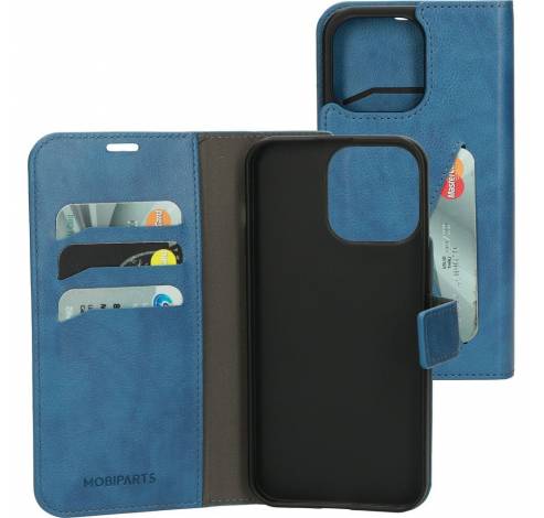 Classic Wallet Case Apple iPhone 15 Pro Max Blue   Mobiparts