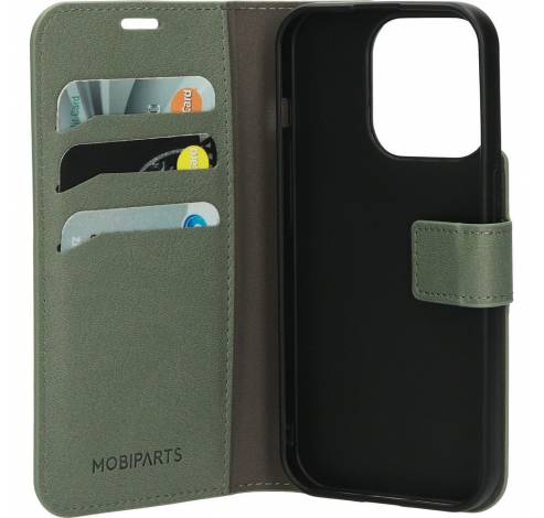 Classic Wallet Case Apple iPhone 15 Pro Green  Mobiparts