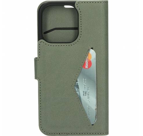 Classic Wallet Case Apple iPhone 15 Pro Green  Mobiparts