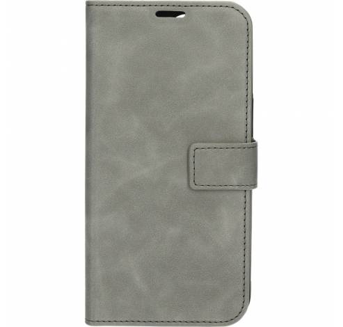 Classic Wallet Case Apple iPhone 15 Pro Max Grey   Mobiparts