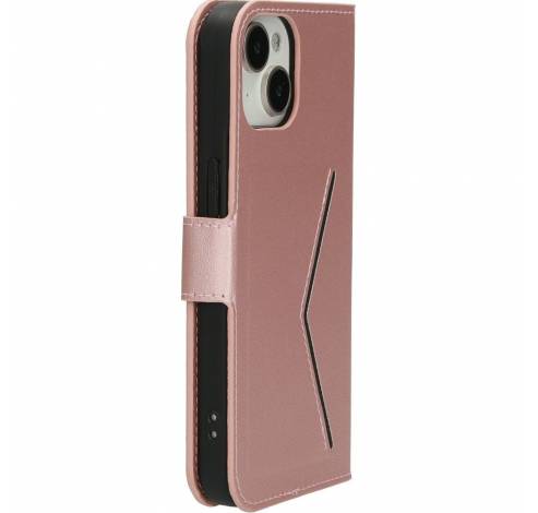 Classic Wallet Case Apple iPhone 15 Pink    Mobiparts