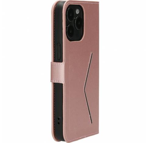 Classic Wallet Case Apple iPhone 15 Pro Max Pink   Mobiparts