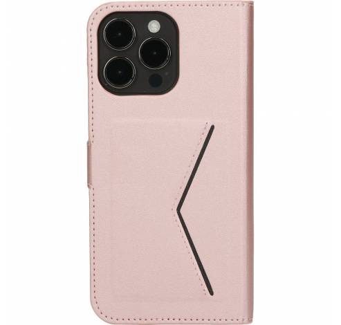 Classic Wallet Case Apple iPhone 15 Pro Max Pink   Mobiparts