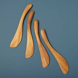 Be Home Smeermes Iviss teak  spreaders - 4 stuks 