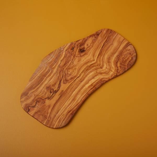 Serveerplank olive wood natural shape large	 