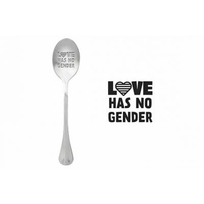 One Message Spoon Set6 Love Has No Gender  ONE MESSAGE SPOON