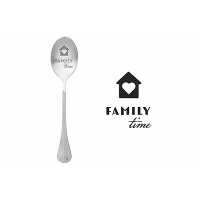 One Message Spoon Set6 Family Time   ONE MESSAGE SPOON