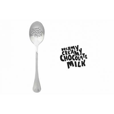 One Message Spoon Set6 Dreamy Creamy Chocolate Milk  ONE MESSAGE SPOON