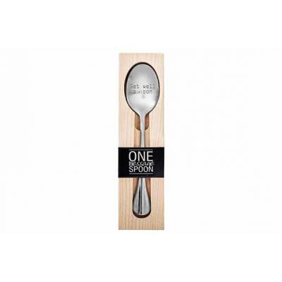 One Message Spoon Giftset: 1x Get Well S-p-oon  ONE MESSAGE SPOON