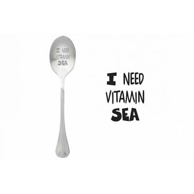 One Message Spoon Set6 I Need Vitamin Sea  ONE MESSAGE SPOON