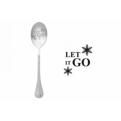 One Message Spoon Set6 Let It Go   ONE MESSAGE SPOON