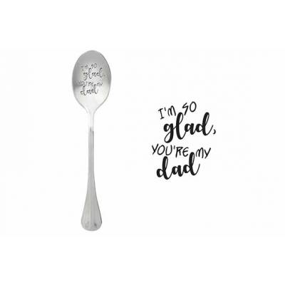 One Message Spoon Set6 I'm So Glad You´re My Dad  ONE MESSAGE SPOON