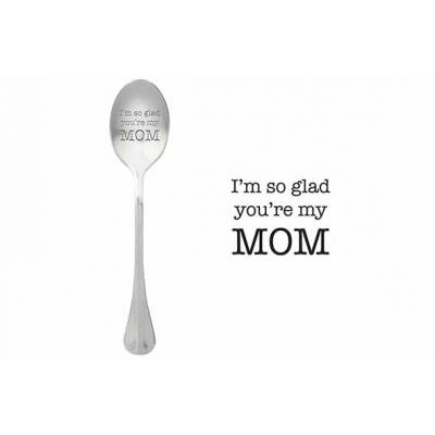 One Message Spoon Set6 I'm So Glad You're My Mom  ONE MESSAGE SPOON