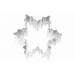 Koekjesvorm Sneeuwster 2,5x6,5xh5,5cm  