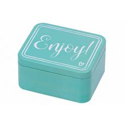 Colour Kitchen Giftbox Enjoy 12x10xh6,2cm Turquoise 