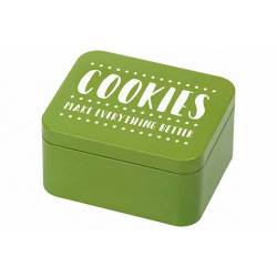 Colour Kitchen Giftbox Cookies Make Everything Better 12x10xh6,2cm Groen 