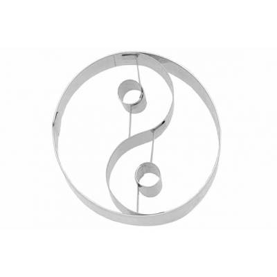 Koekjesvorm Yin Yang 2,5x6xh6cm   Birkmann