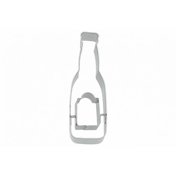 Koekjesvorm Bier Fles 2,5x2,7xh8,5cm  